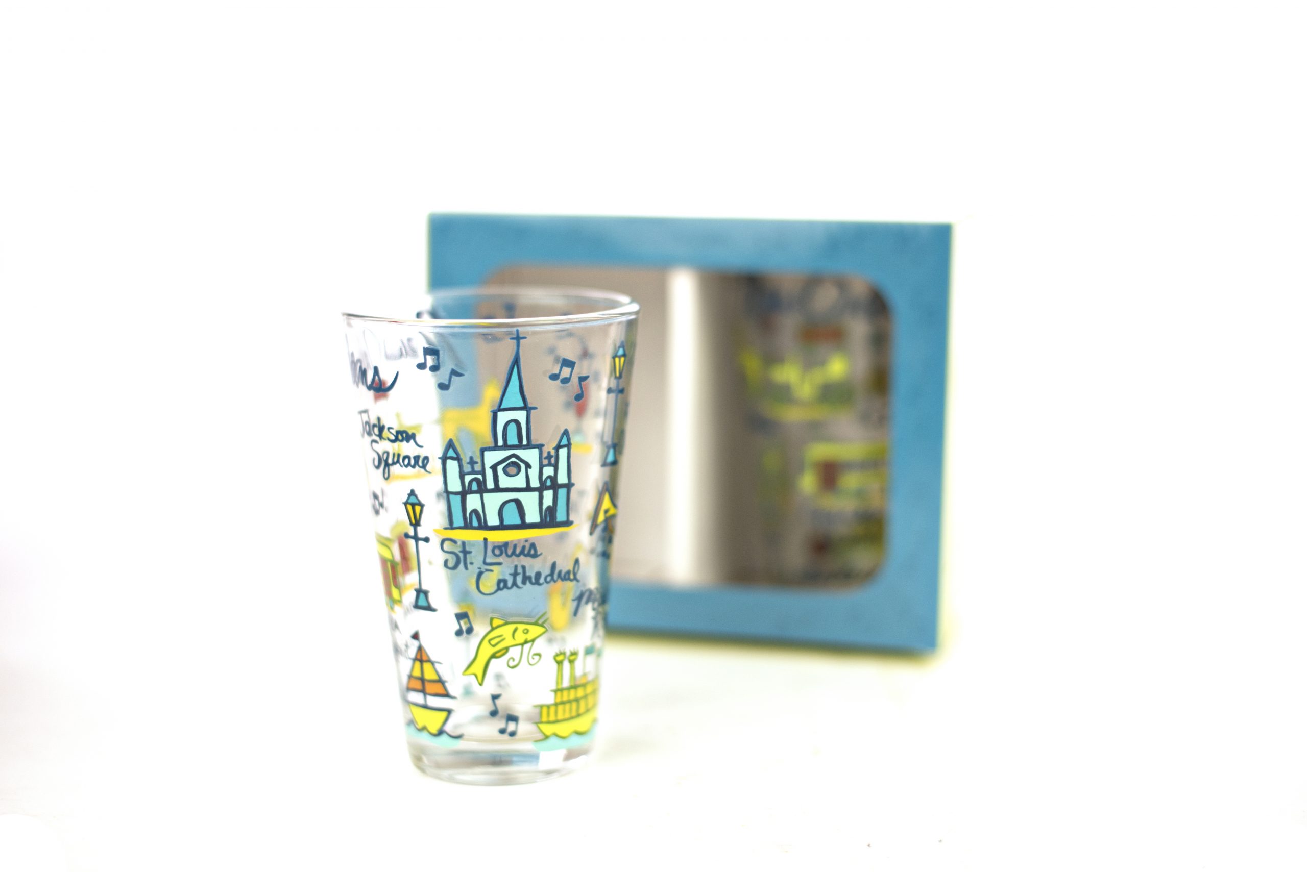 Tipsy Glass Set – Streets of Orleans