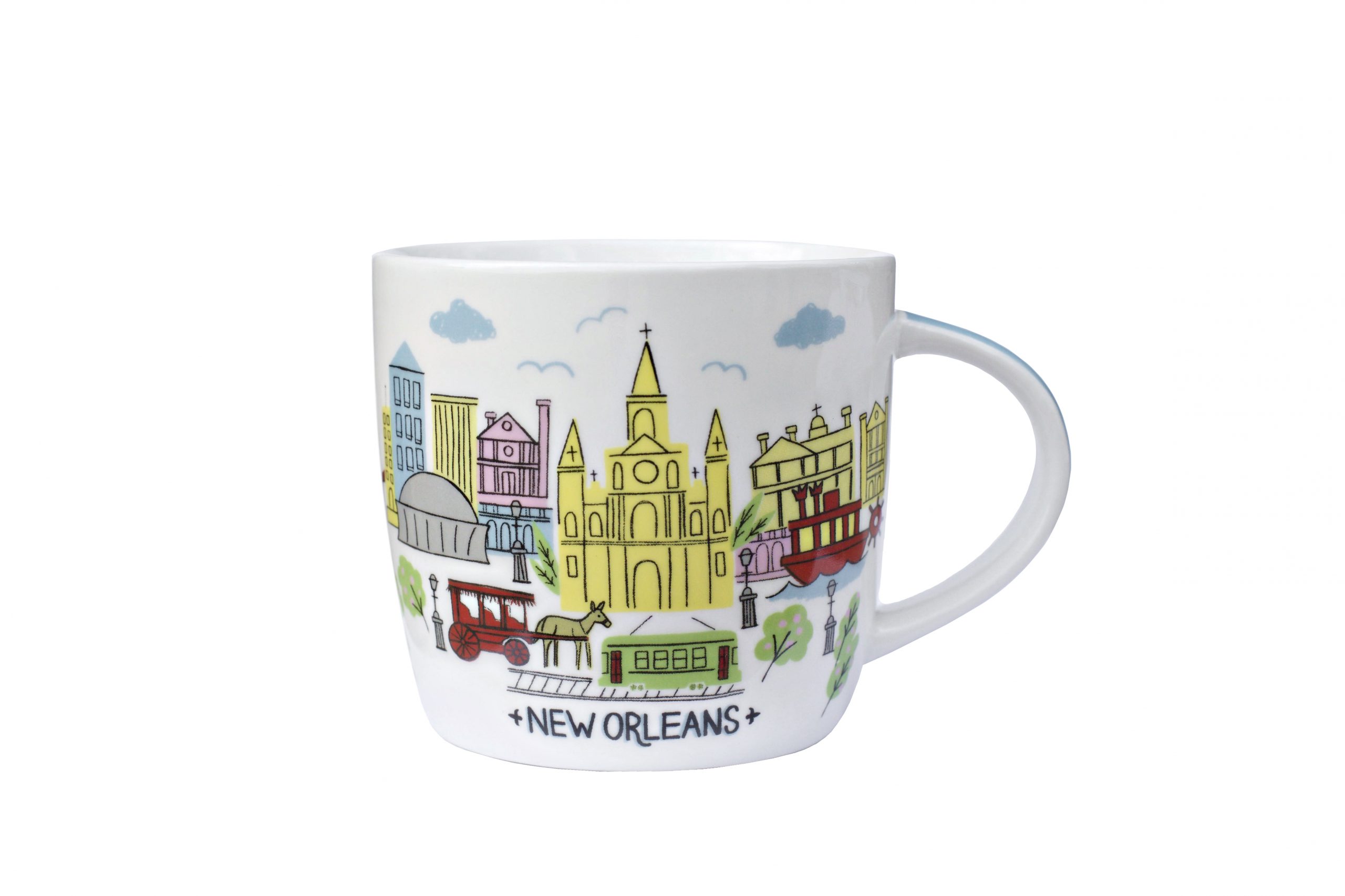 Coffee Mug – Colorful Quarter – The Parish Line