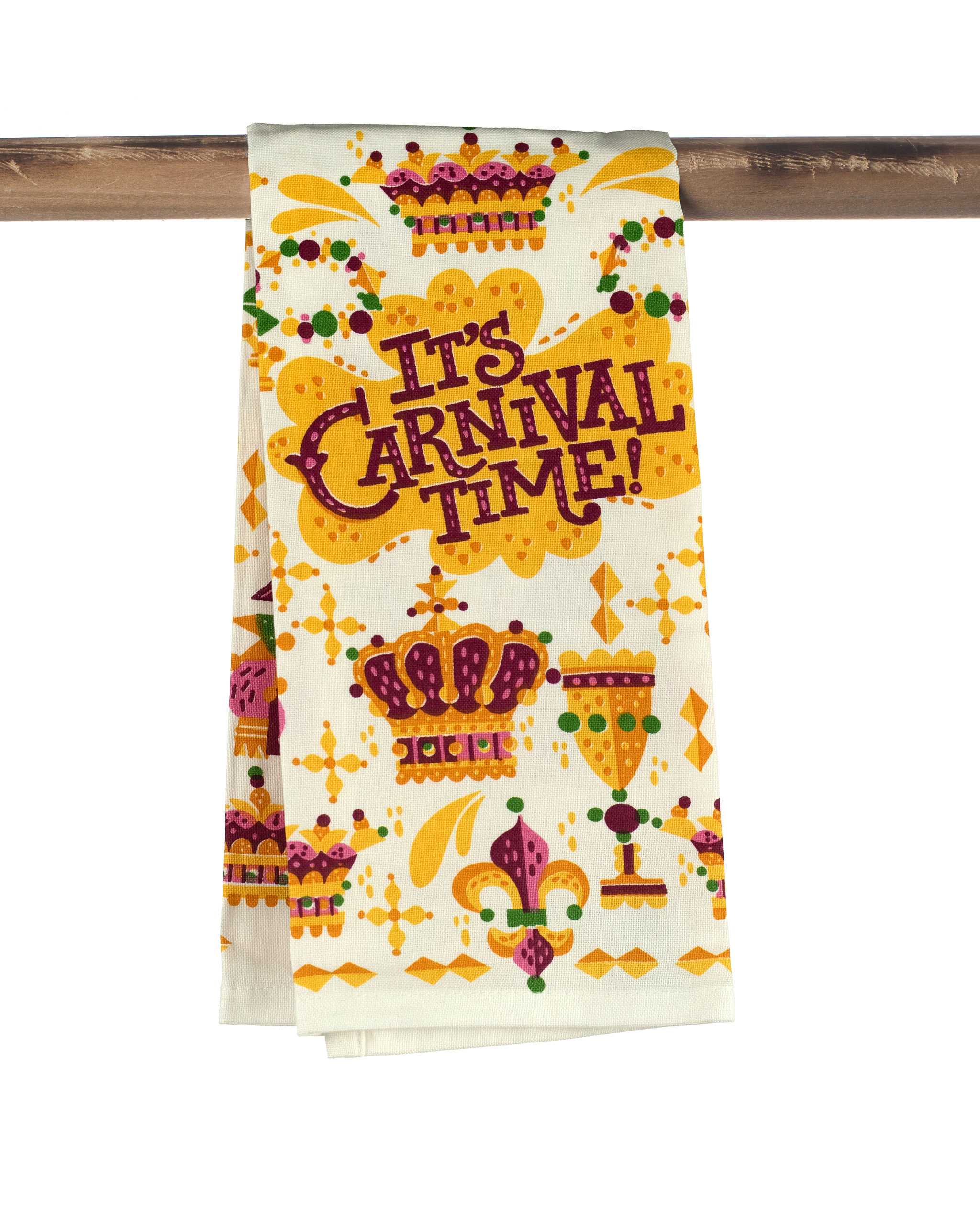 mardi gras kitchen towels